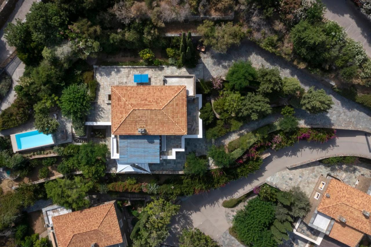 Luxury Villa By The Beach Steniaí Exterior foto