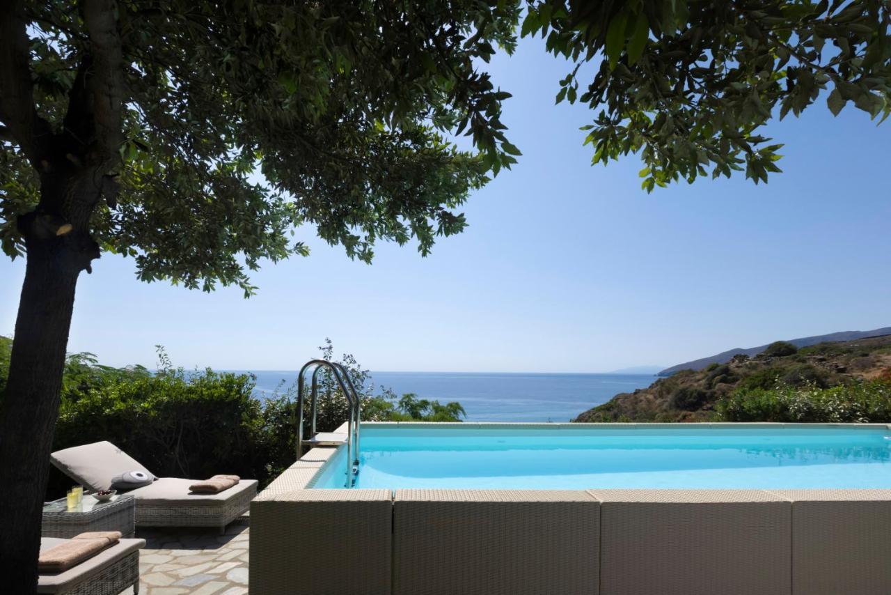 Luxury Villa By The Beach Steniaí Exterior foto