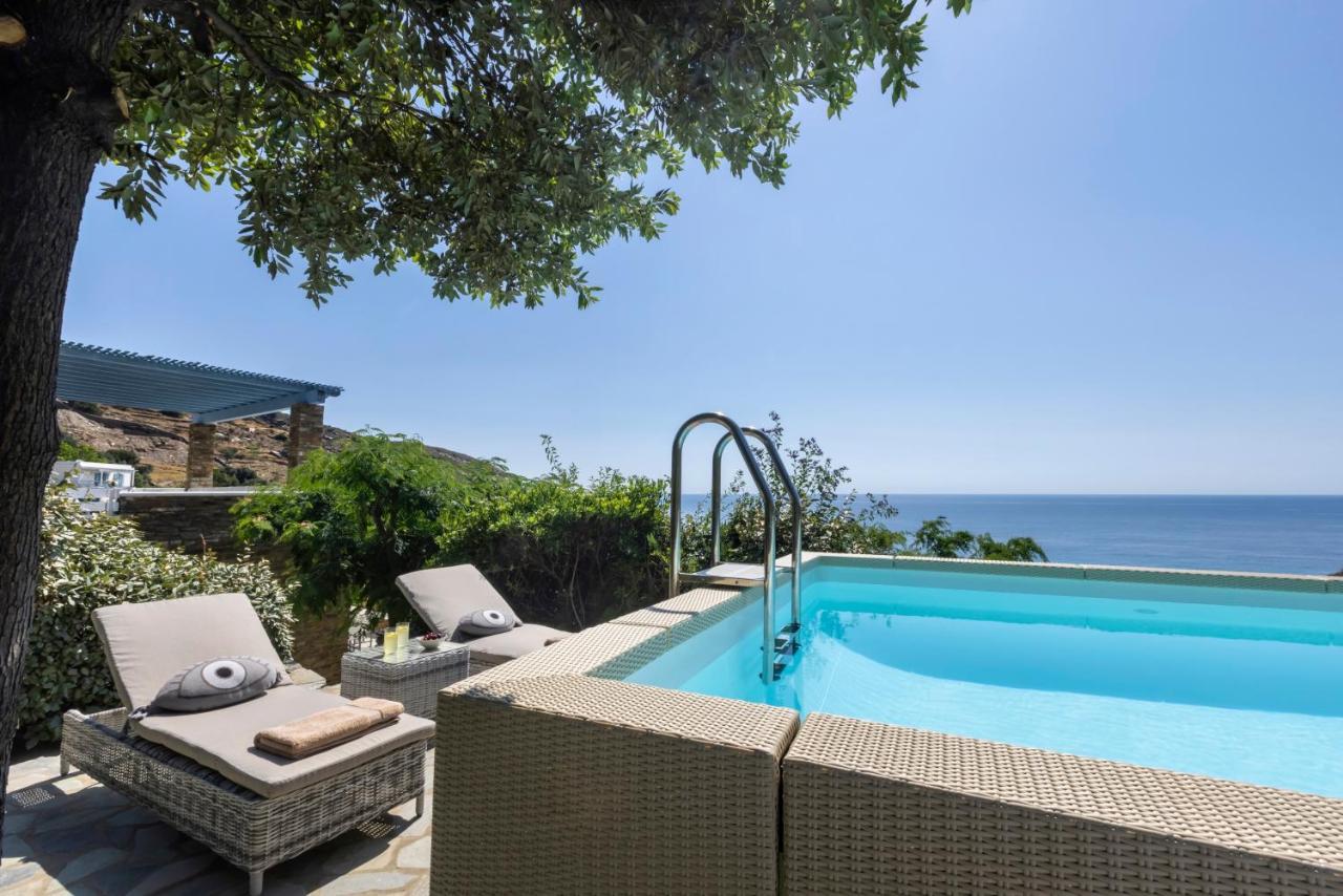 Luxury Villa By The Beach Steniaí Exterior foto